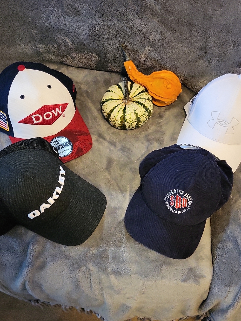 Oakley Black Kids Baseball Hat with White Logo